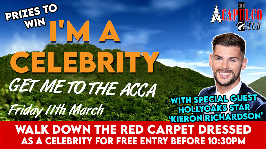 I'm a Celebrity Get me to The ACCA Party | With Hollyoaks Star Kieron Richardson 'Ste Hay'