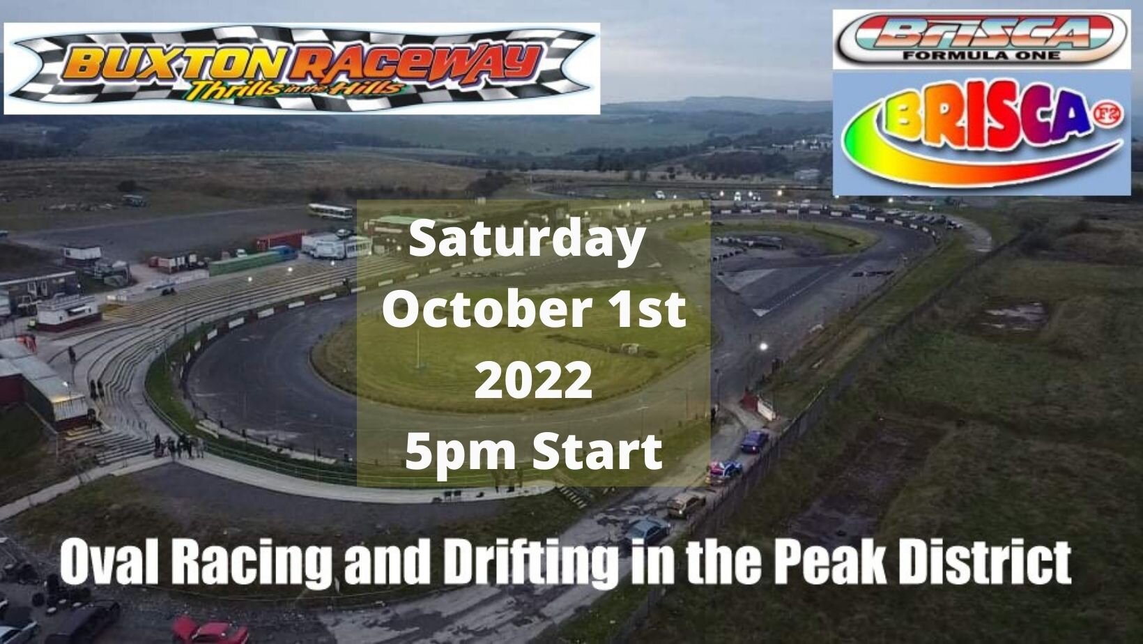 Buxton Raceway | Saturday 1st October 5pm