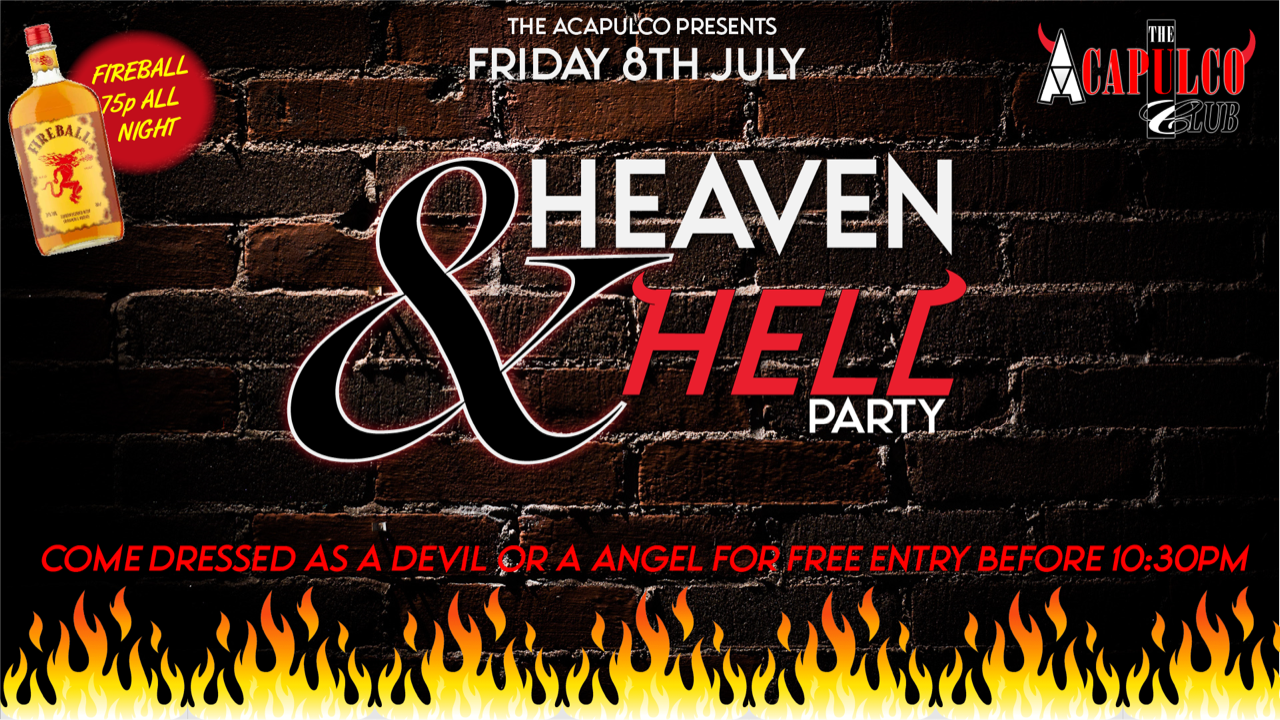 The ACCA Heaven & Hell Party | Friday 8th July