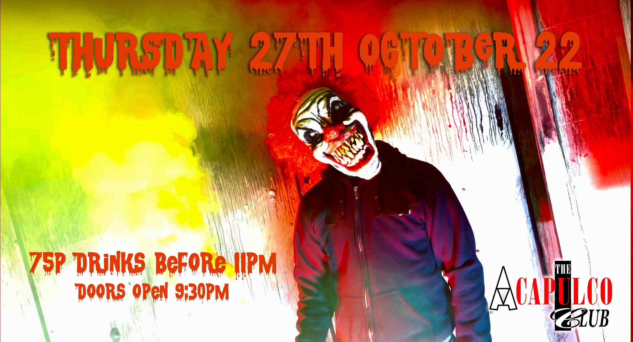 Halloween at the Acca | Thursday Night Party | 27th October 2022