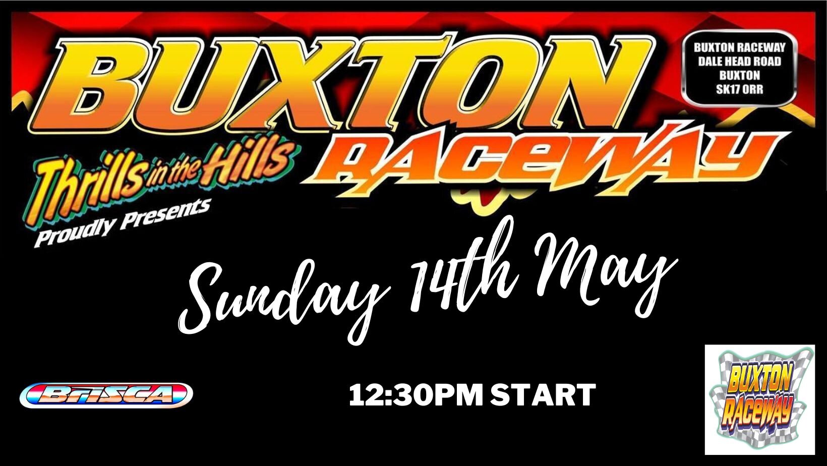 Buxton Raceway | Sunday 14th May 12:30pm