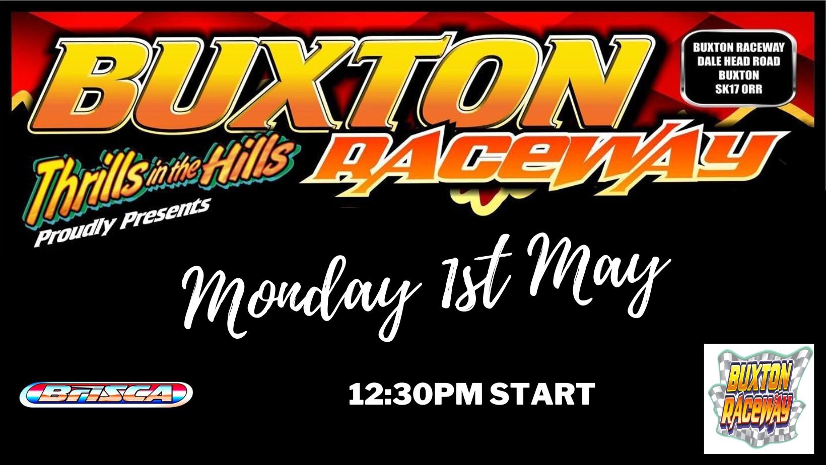 Buxton Raceway | Monday 1st May 12:30pm
