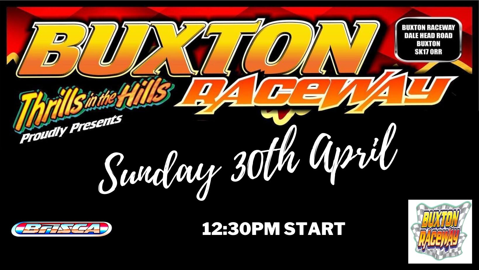 Buxton Raceway | Sunday 30th April 12:30pm