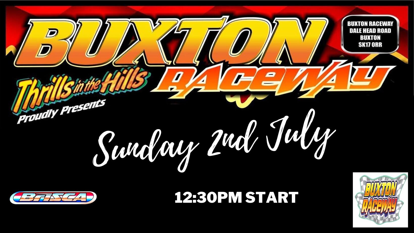 Buxton Raceway | Sunday 2nd July 12:30pm