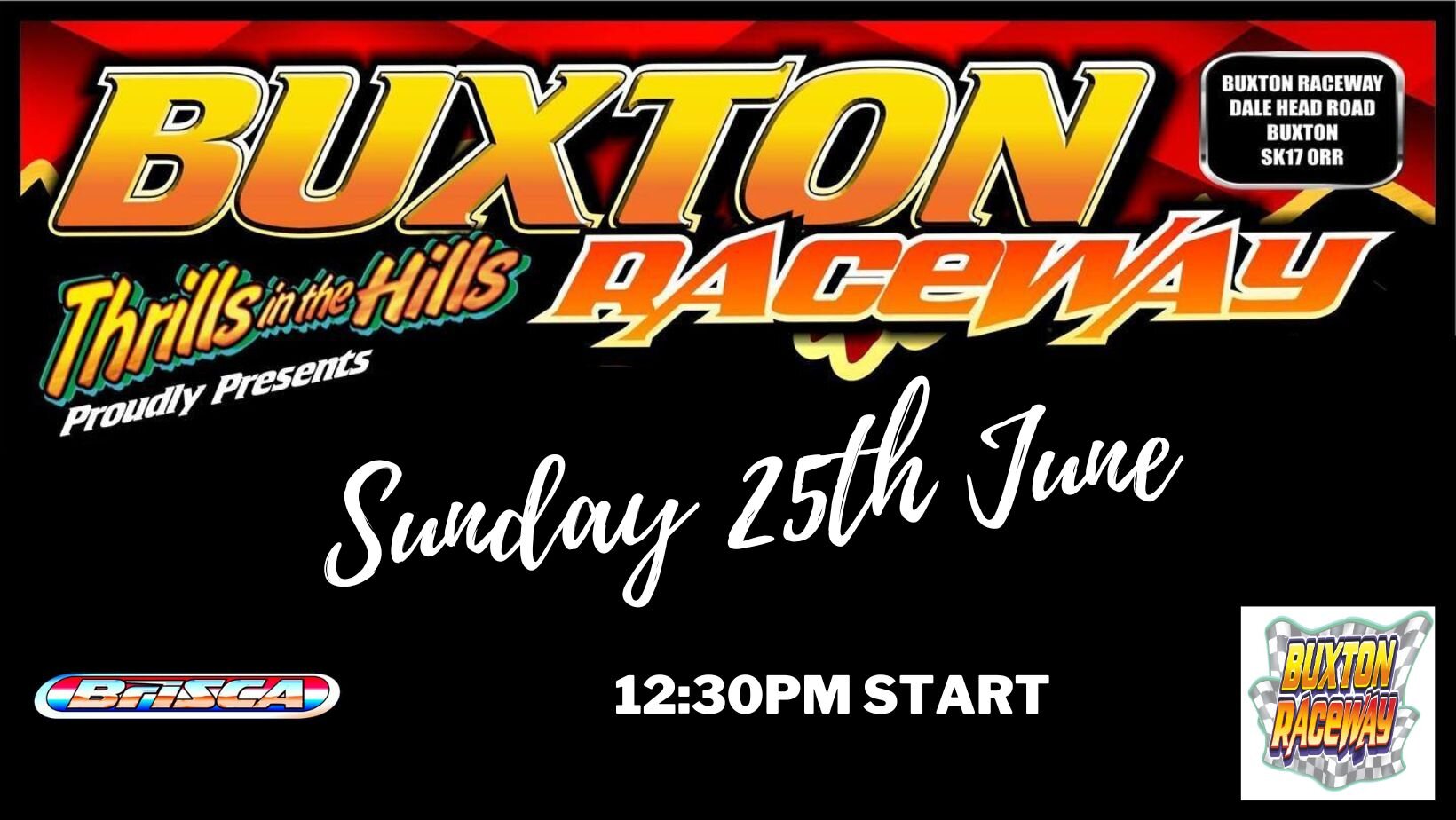 Buxton Raceway | Sunday 25th June 12:30pm