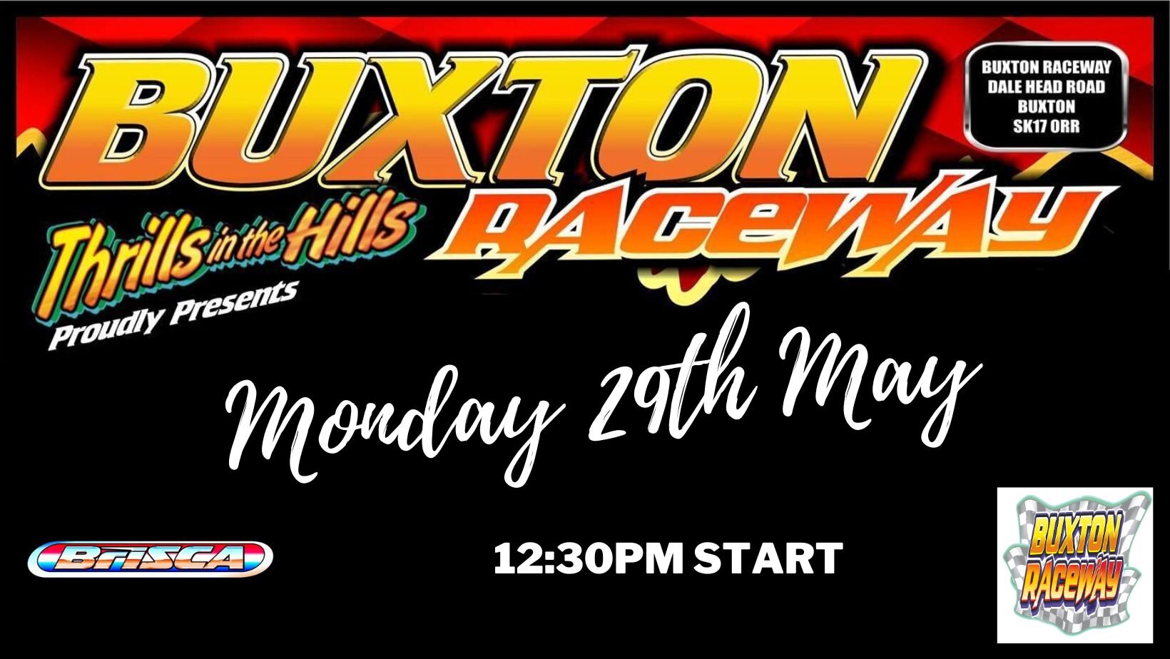 Buxton Raceway | Monday 29th May 12:30pm