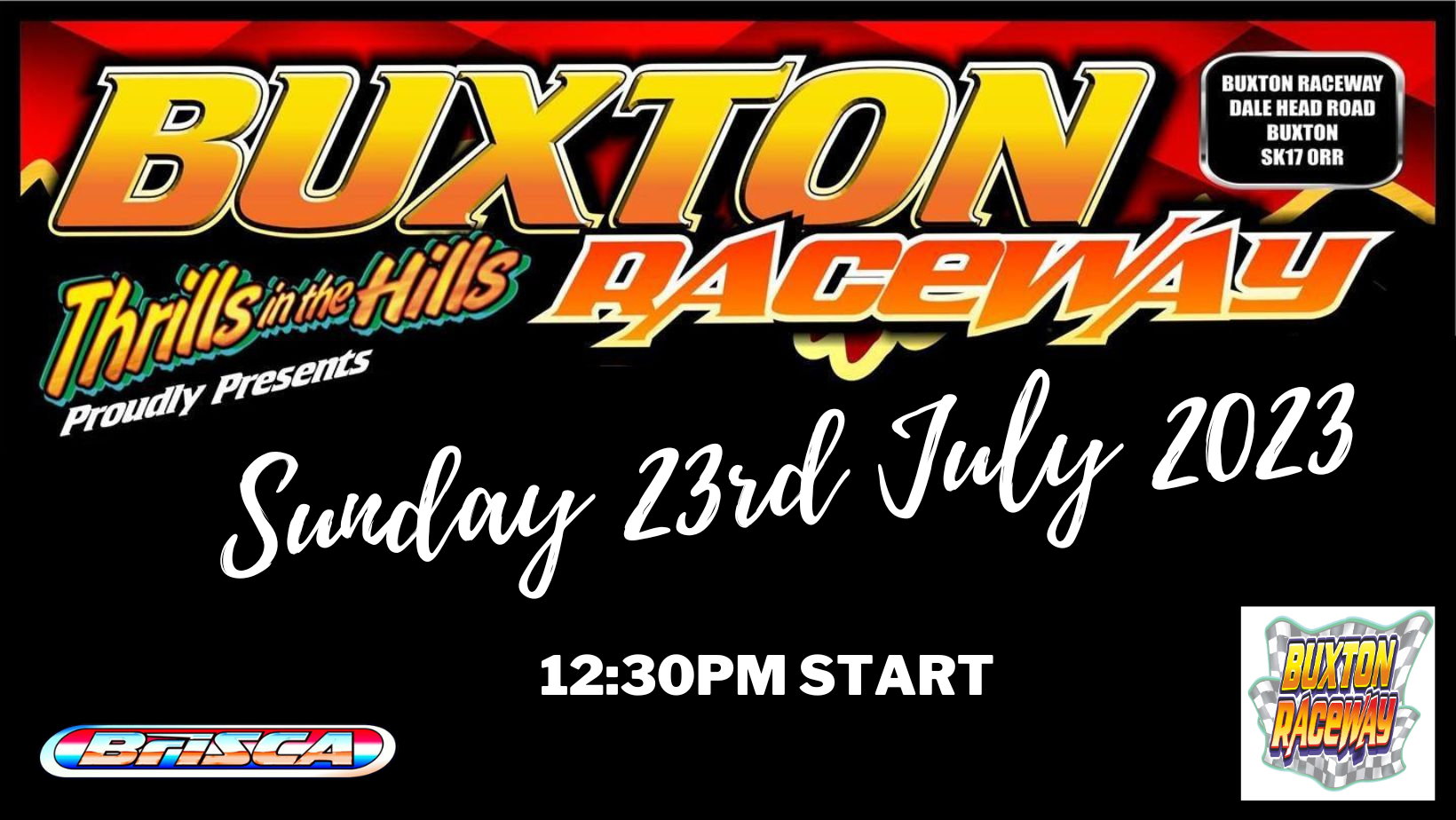 Buxton Raceway | Sunday 23rd July 12:30pm