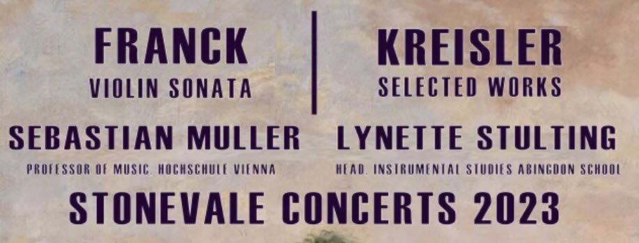 Sebastian Muller and Lynette Stulting, Stonevale Concert Series at St Giles’ Church