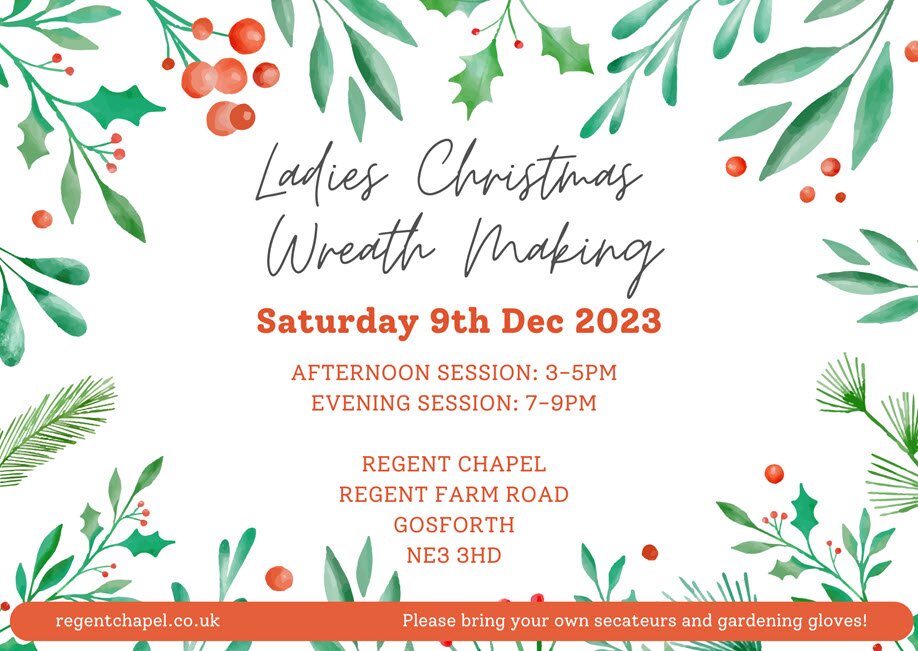 Ladies Christmas Wreath Making