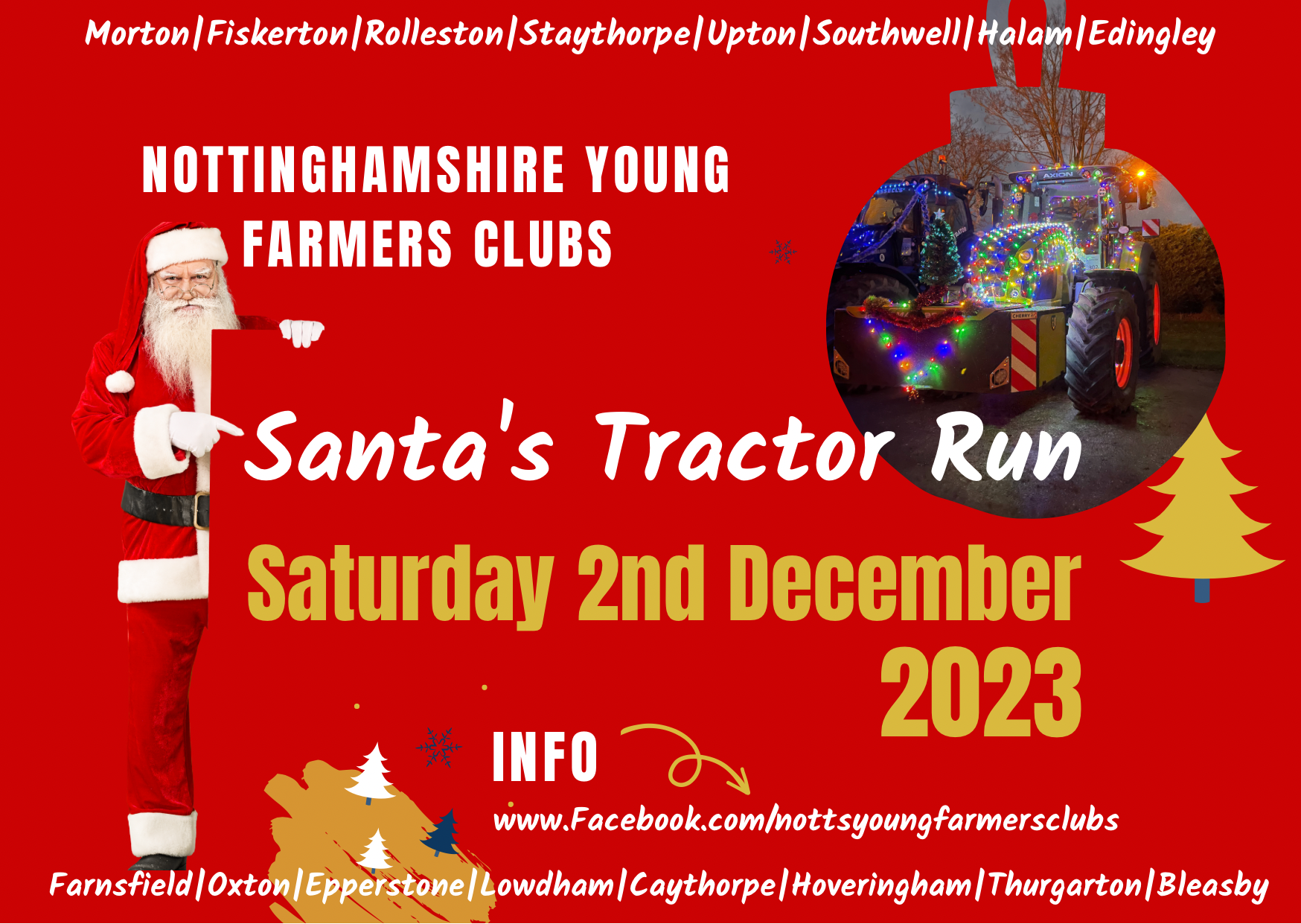 Santa Tractor Run 2023