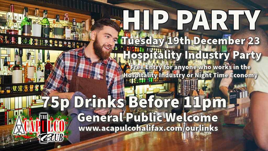The Acca HIP Party | Tuesday 19th December