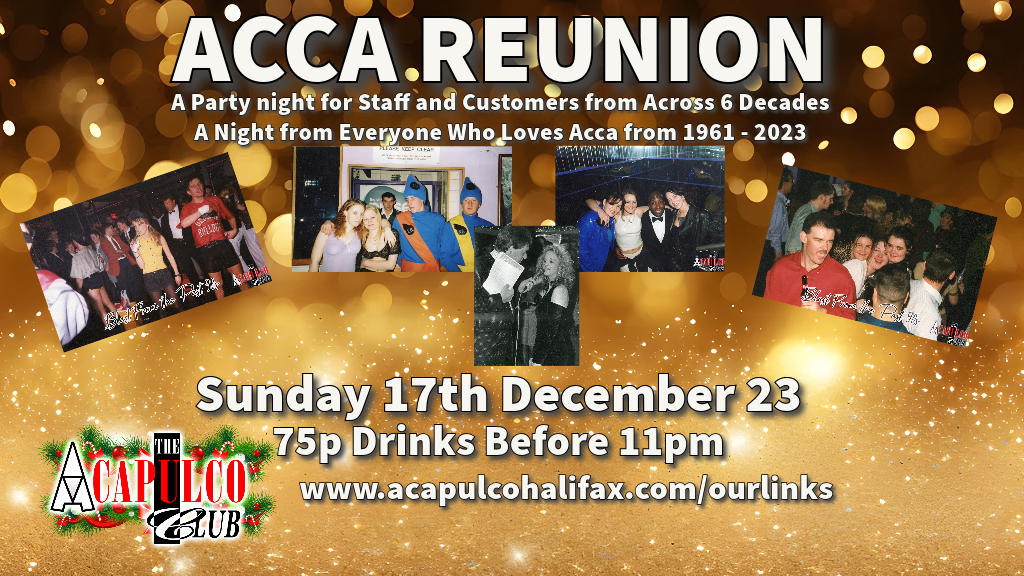 ACCA Reunion Party | Sunday 17th December