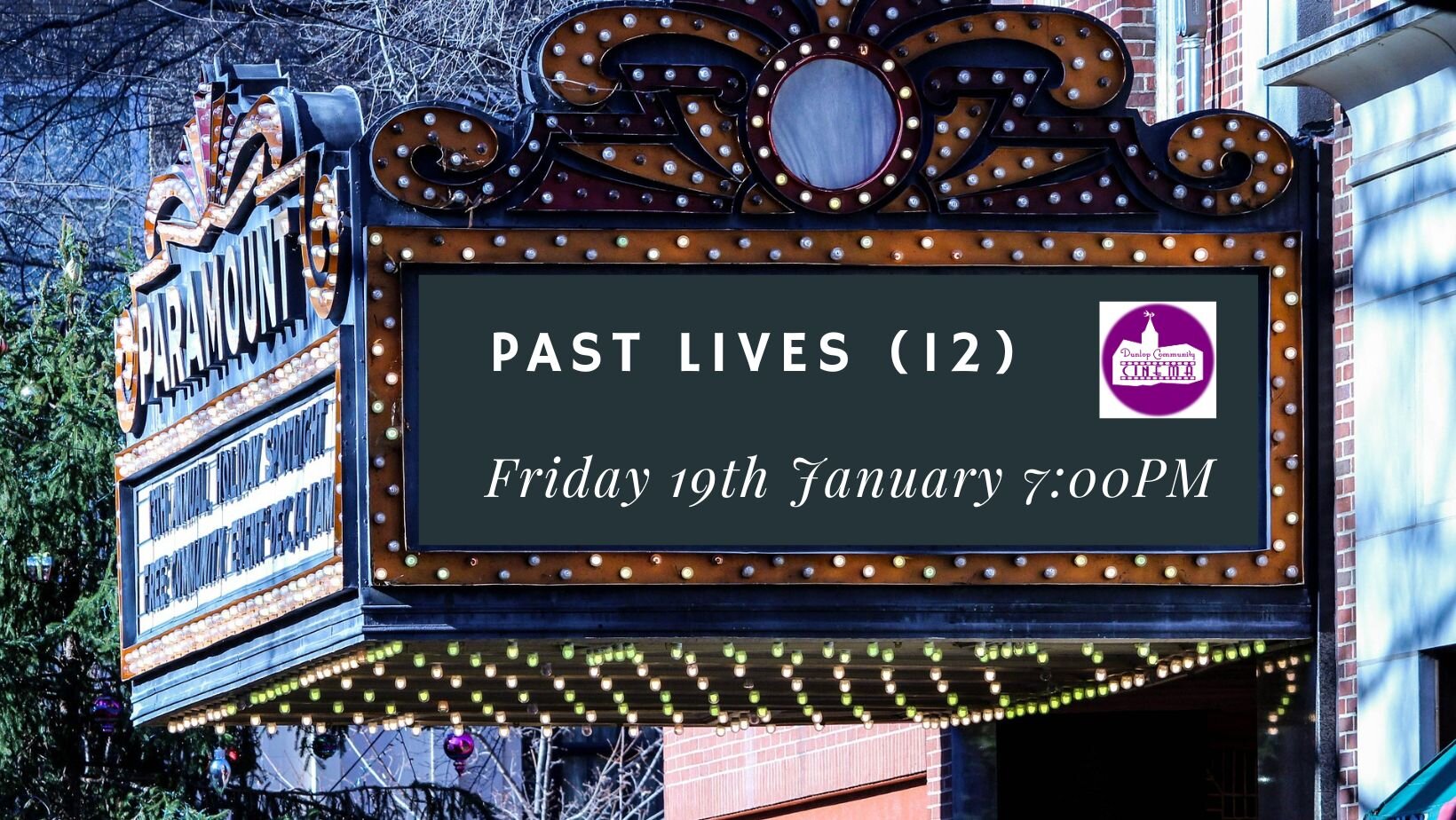 Past Lives (12) | Friday 19th January | 7:00PM