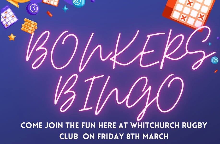 Bonkers Bingo | Whitchurch RFC 