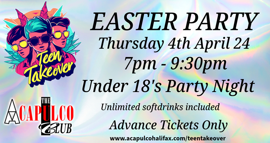 Teen Take Over at The ACCA | Thursday Night Party | 4th April 