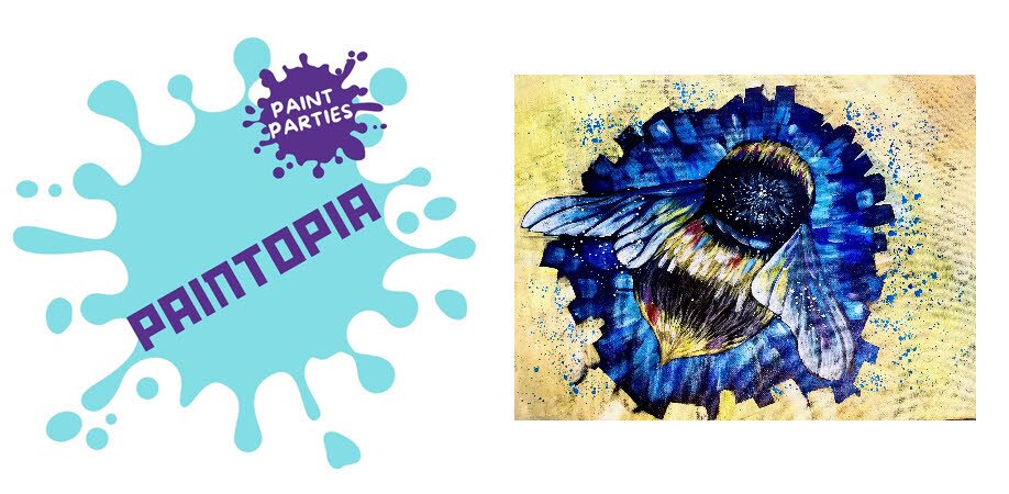 Paint & Sip Party – ‘Bee-utiful’ at The Glasshouse Cocktail Bar