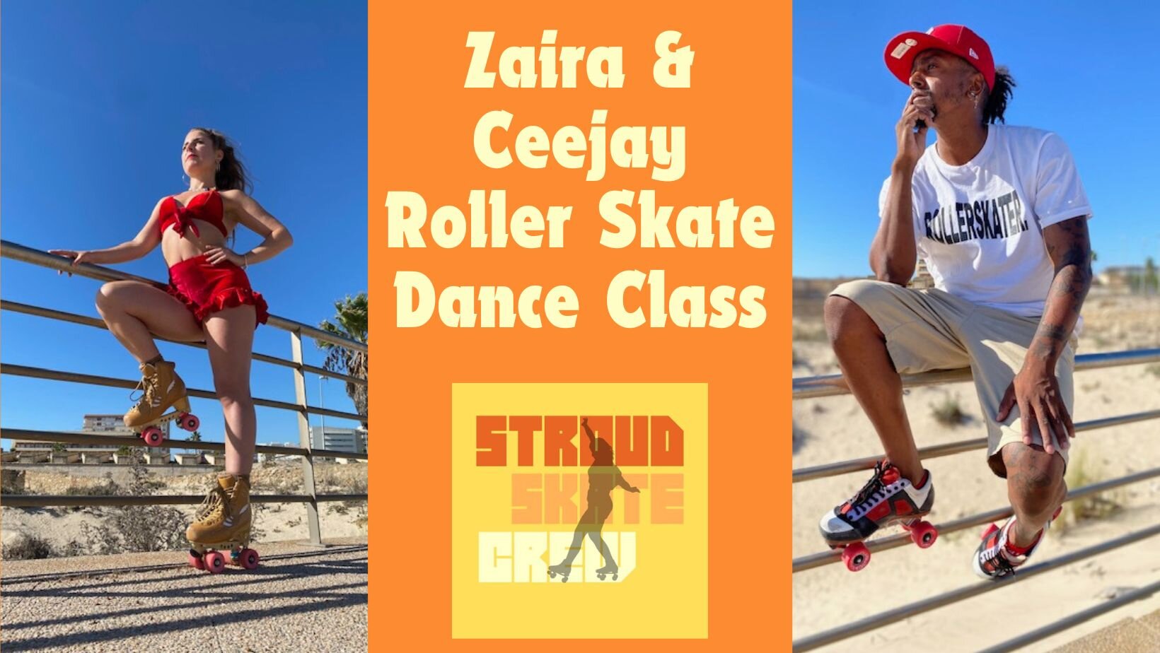 Zaira & Ceejay roller skate dance class | Stroud Skate Crew | 20th October