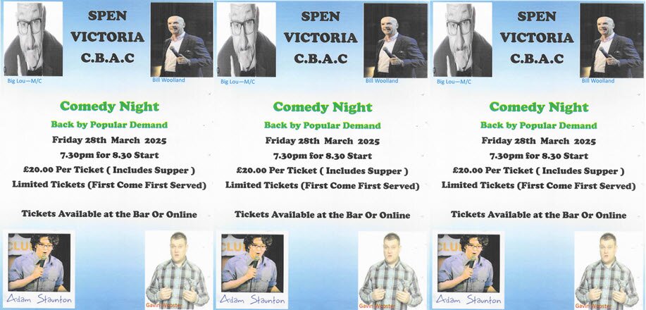 Comedy Night | Spen Victoria CB&AC