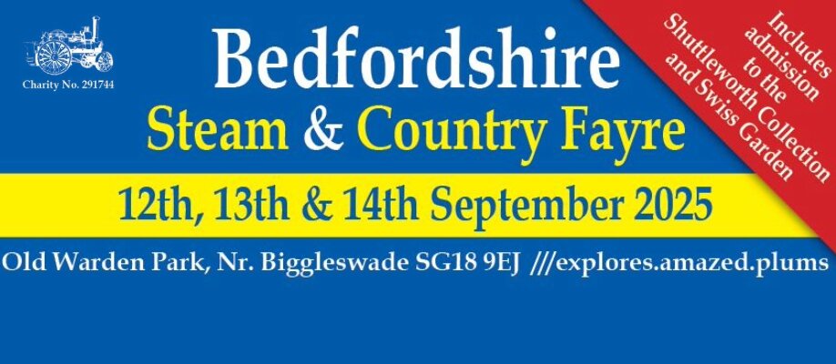 Bedfordshire Steam and Country Fayre 2025