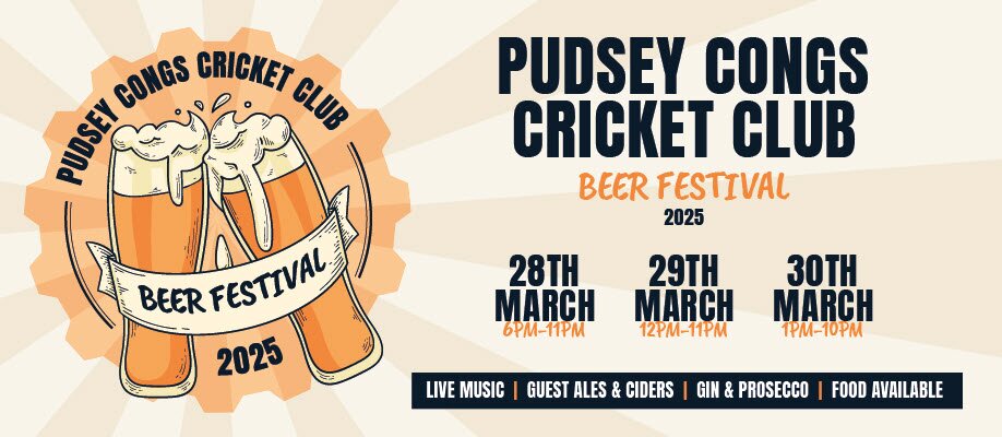 Pudsey Congs Beer Festival 2025