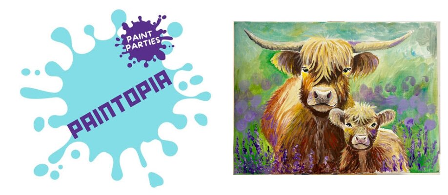 ‘Moo & Mini Moo’ Paint & Sip | 7pm 28th March
