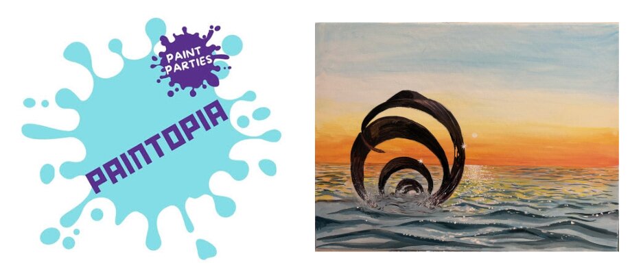 ‘Waves of Wonder’ | Paint & Sip | Glasshouse Cocktail Bar