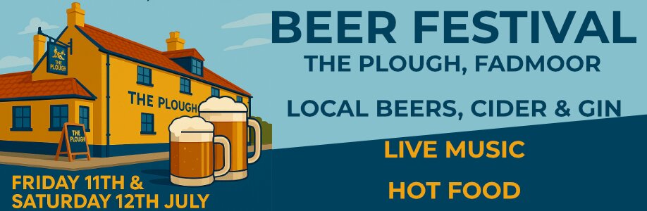 Beer Festival at The Plough, Fadmoor - 2025